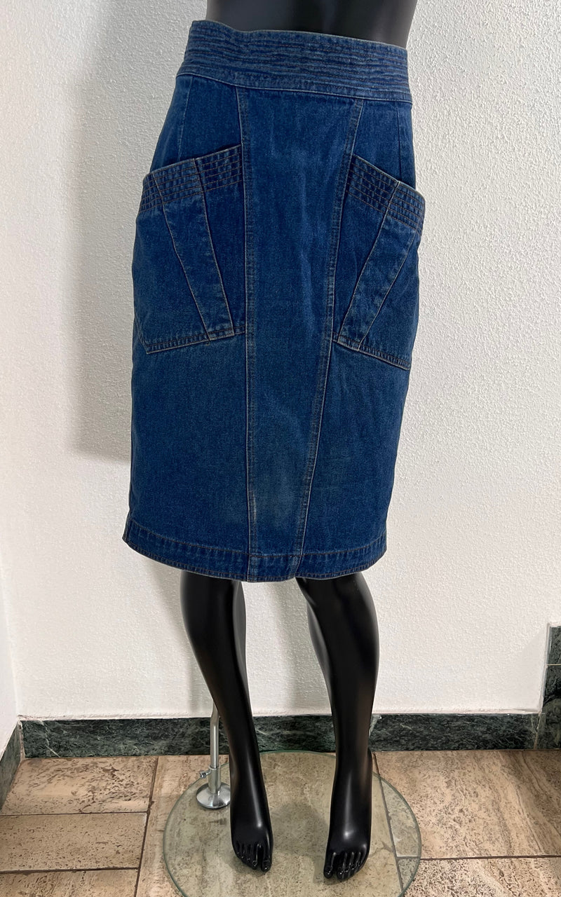 Vintage Fendi Denim Skirt