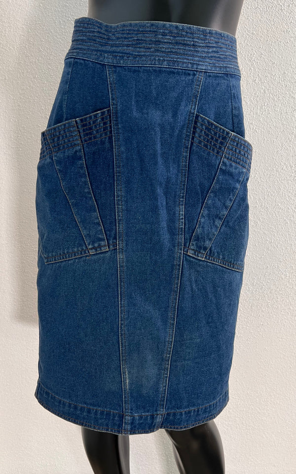 Vintage Fendi Denim Skirt