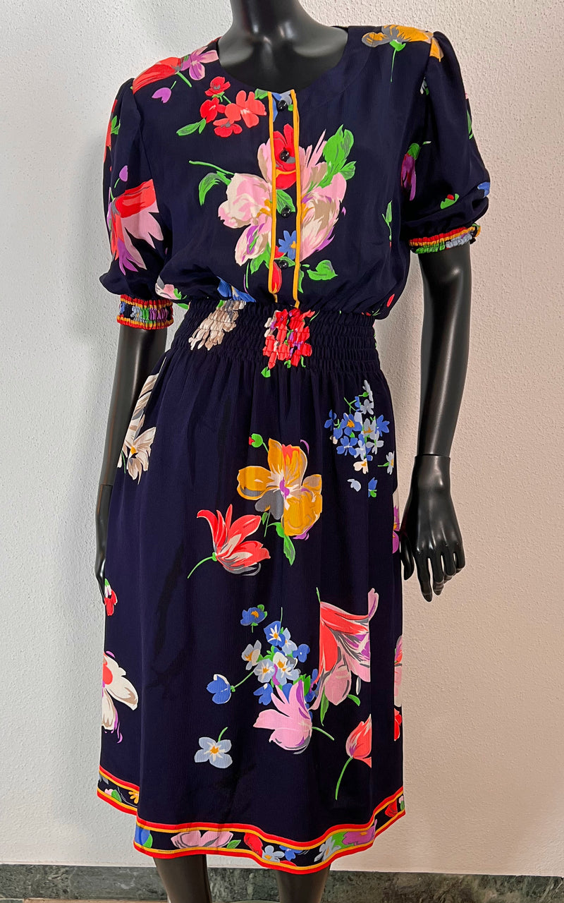 Vintage Leonard Paris Silk Dress