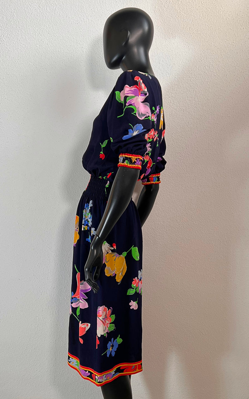 Vintage Leonard Paris Silk Dress