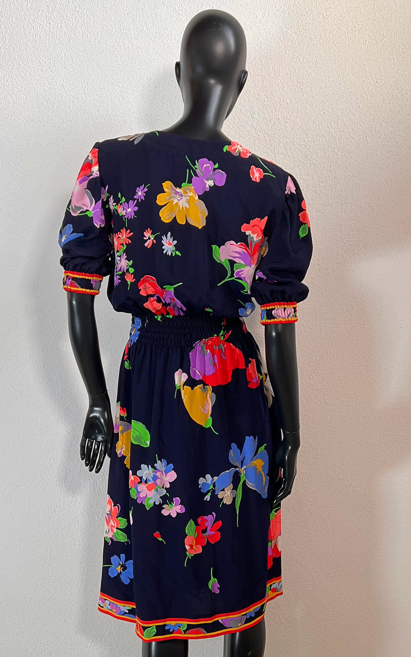 Vintage Leonard Paris Silk Dress