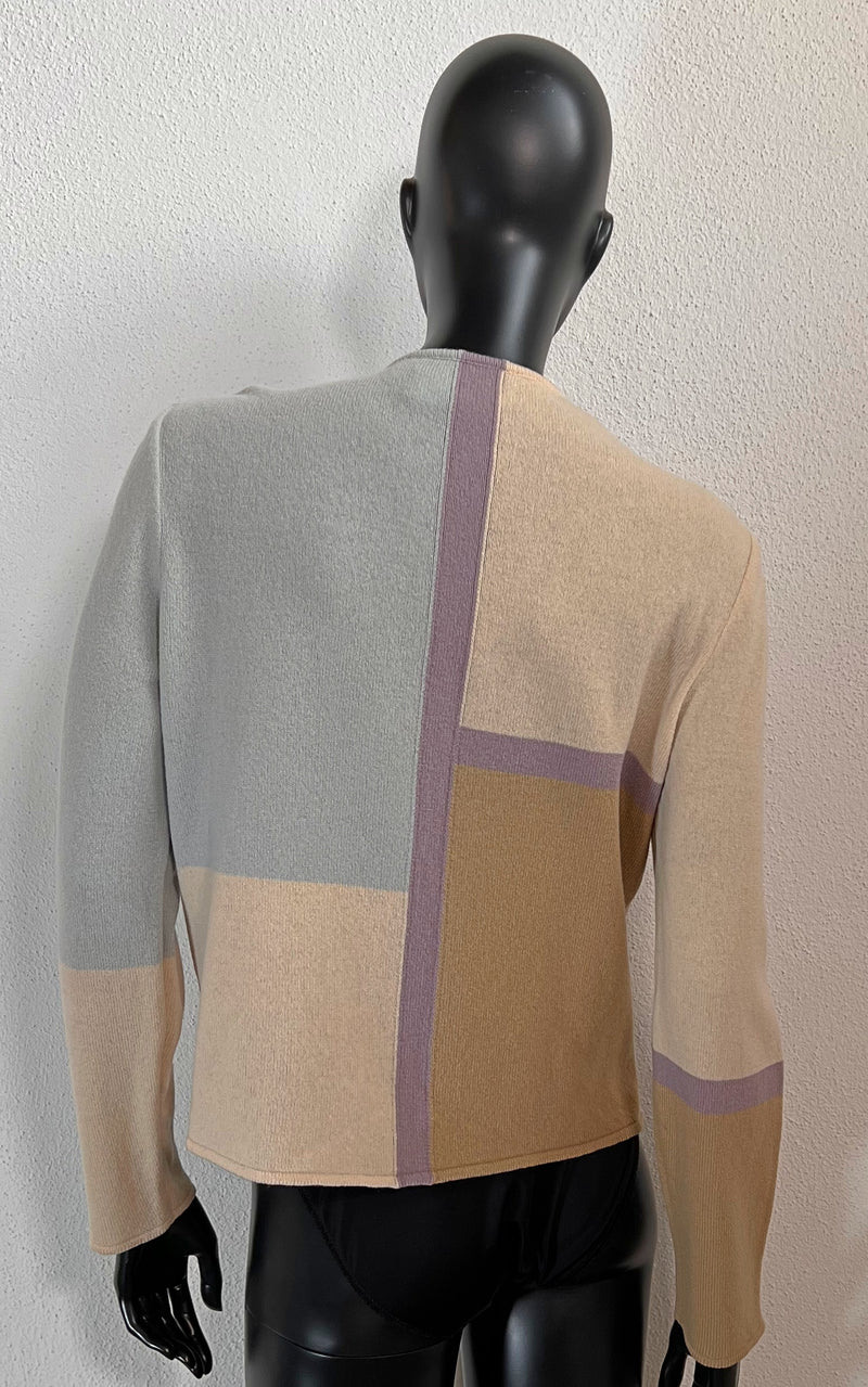 Vintage Valentino Modernist Cashmere Cardigan