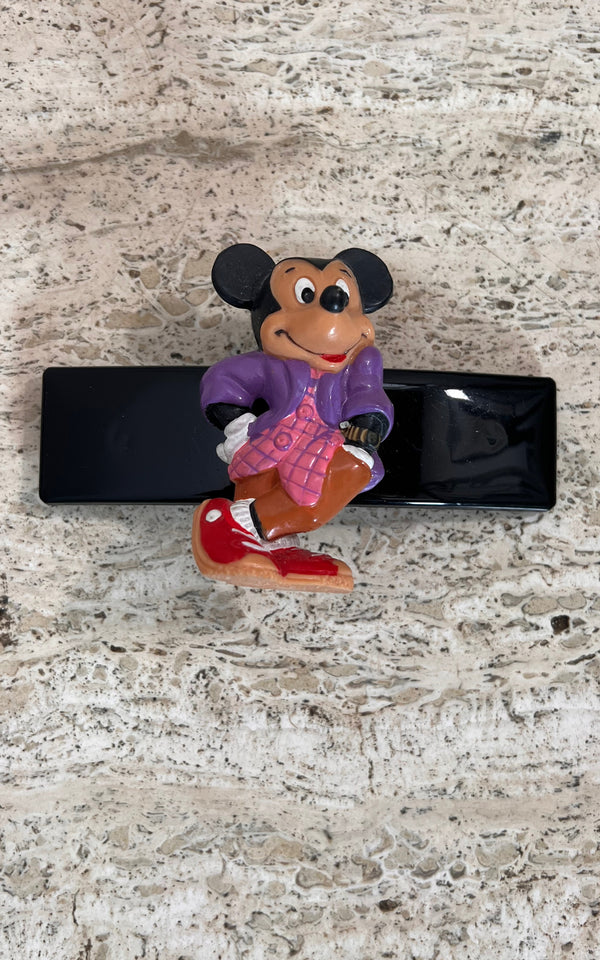 Vintage 80s Mickey Mouse Hair Clip