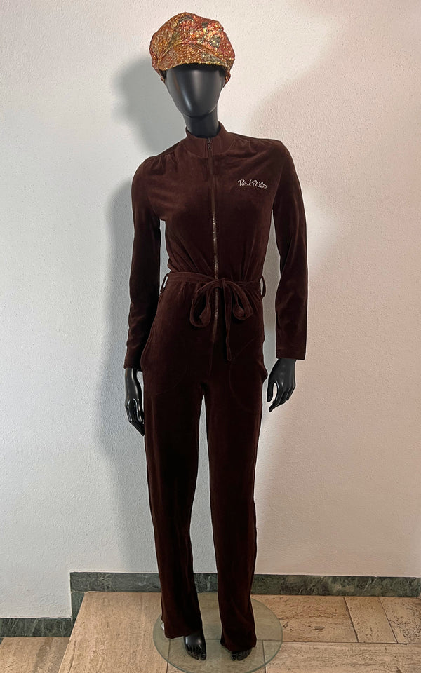 Vintage 70s Velvet Jumpsuit