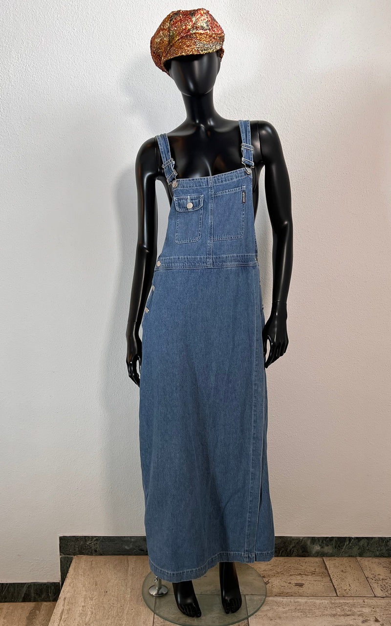 Vintage 90s Dungarees Dress