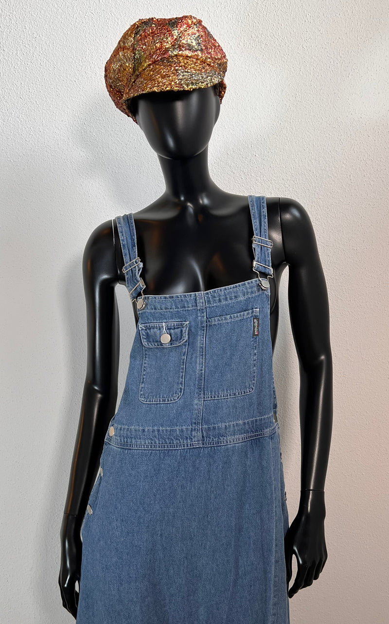 Vintage 90s Dungarees Dress