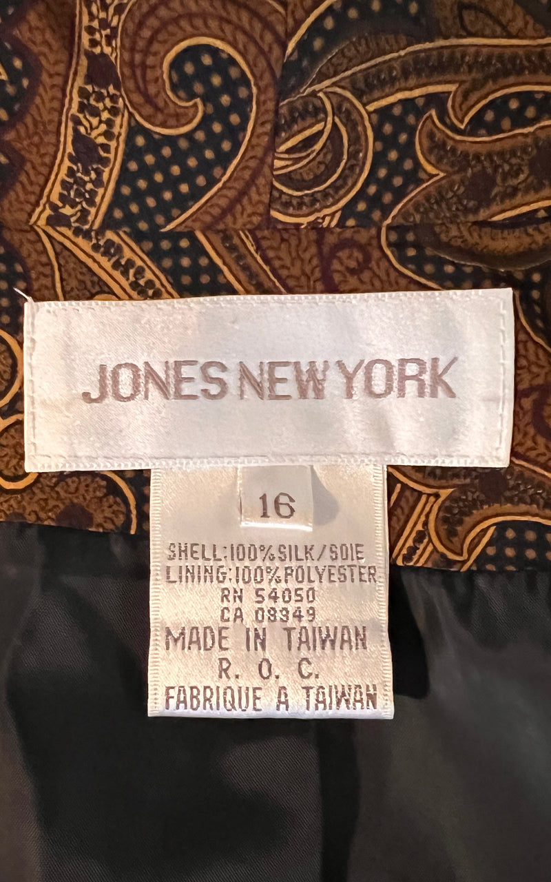 Vintage Jones NY Silk Jacket