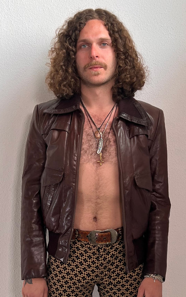 Vintage MENS 70s Leatherjacket