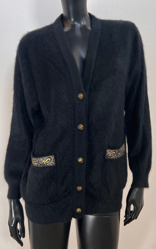 Vintage 90s Angora Cardigan