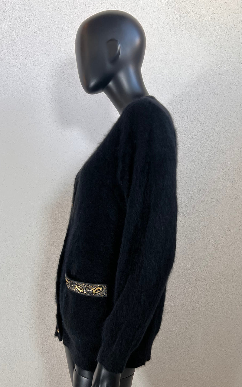 Vintage 90s Angora Cardigan