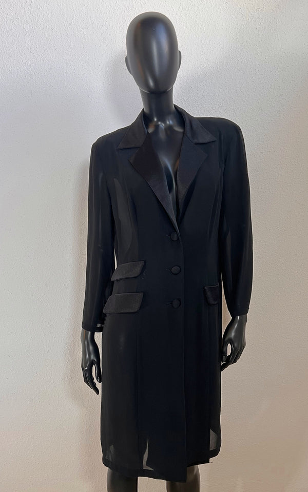 Vintage Sheer Vera Mont Coat Dress