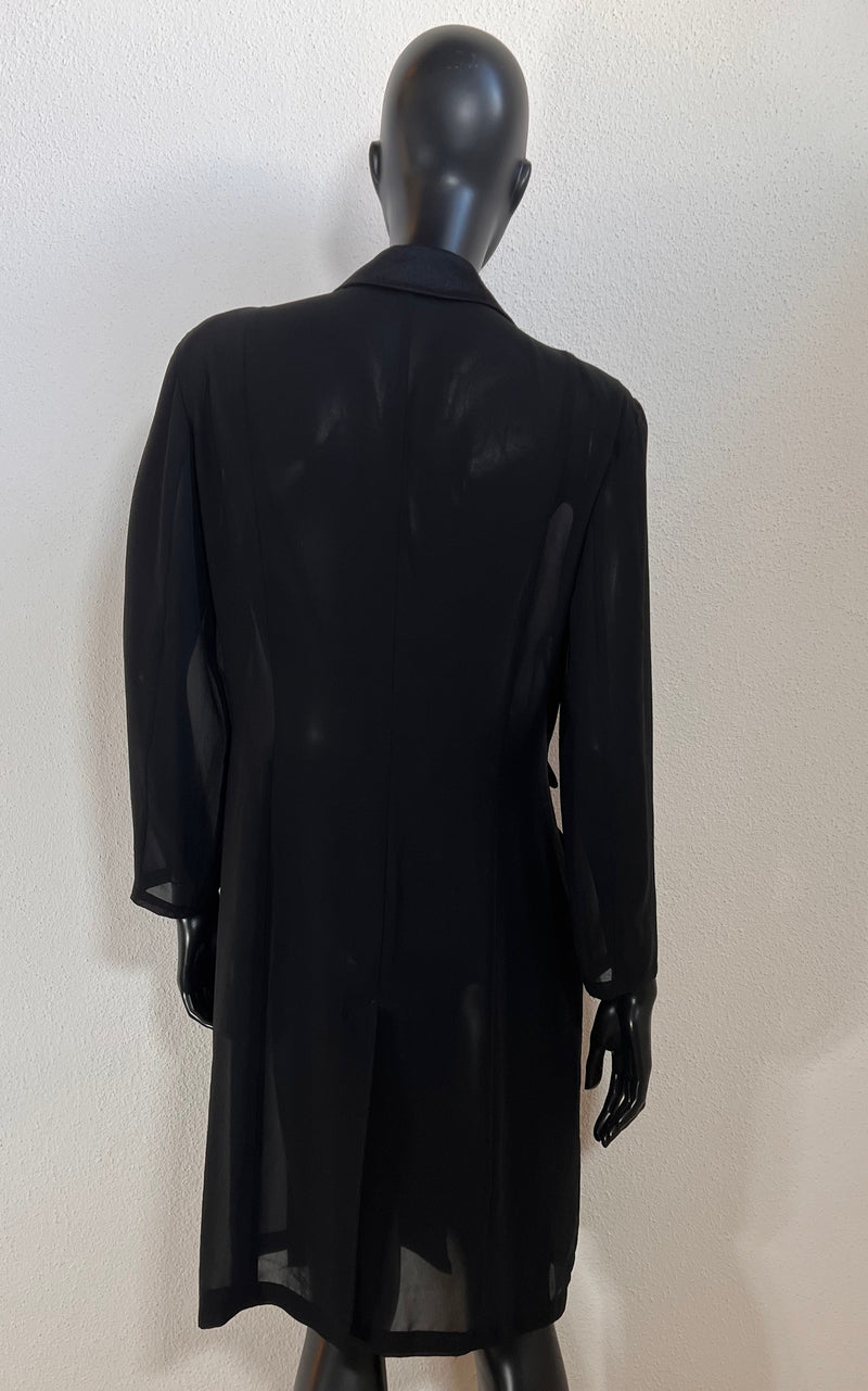 Vintage Sheer Vera Mont Coat Dress