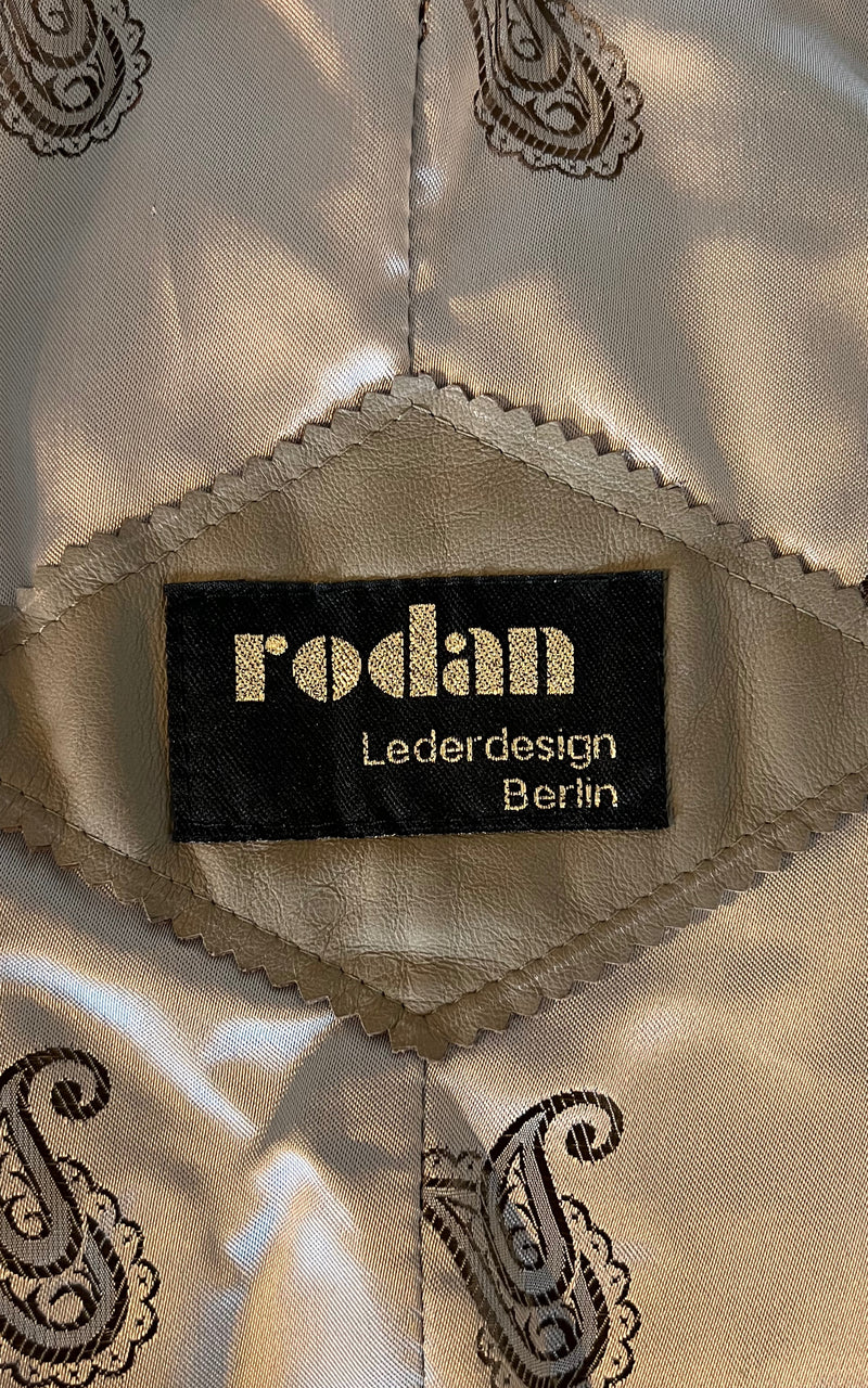 Vintage Rodan Berlin Leather and Snakeskin Jacket