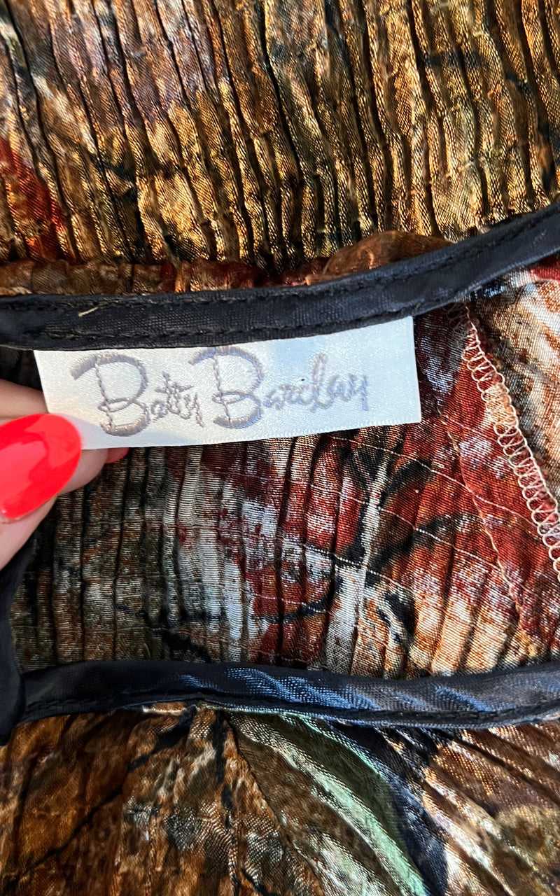 Vintage Betty Barclay Crinkle Shirt