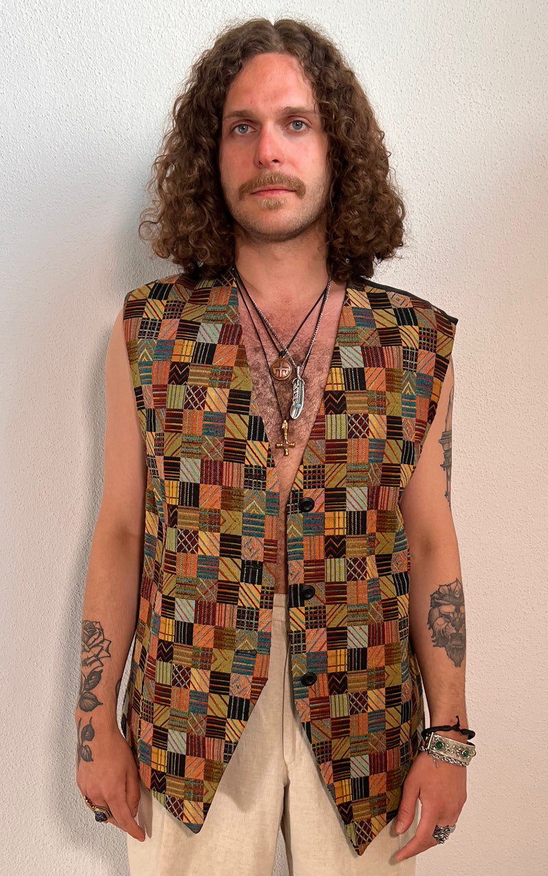 Vintage MENS 90s Waistcoat