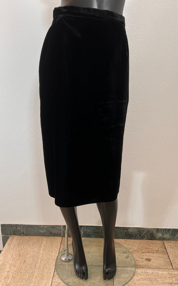 Vintage Midi Velvet Skirt