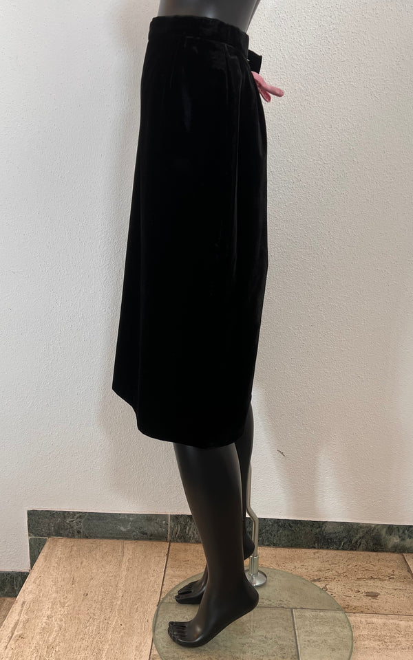 Vintage Midi Velvet Skirt