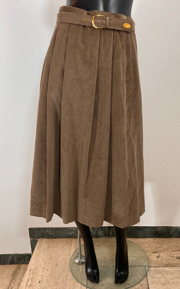 Vintage 70s Bogner Corduroy Skirt