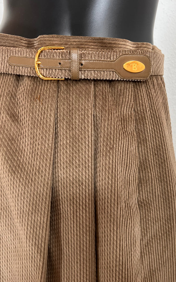 Vintage 70s Bogner Corduroy Skirt