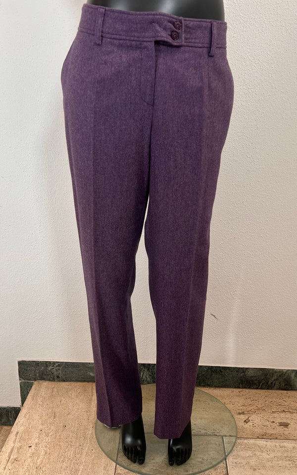 Vintage Madeleine Wool and Cashmere Trouser