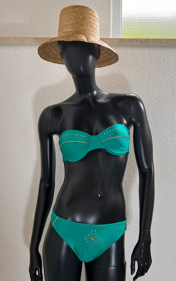 Vintage Turquoise Bikini