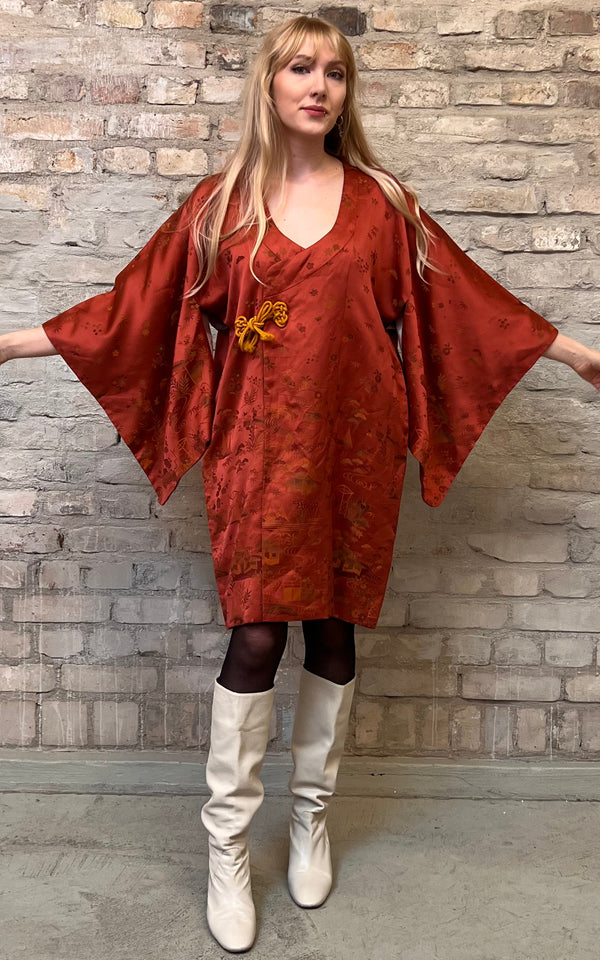 Vintage Japanese Kimono Robe