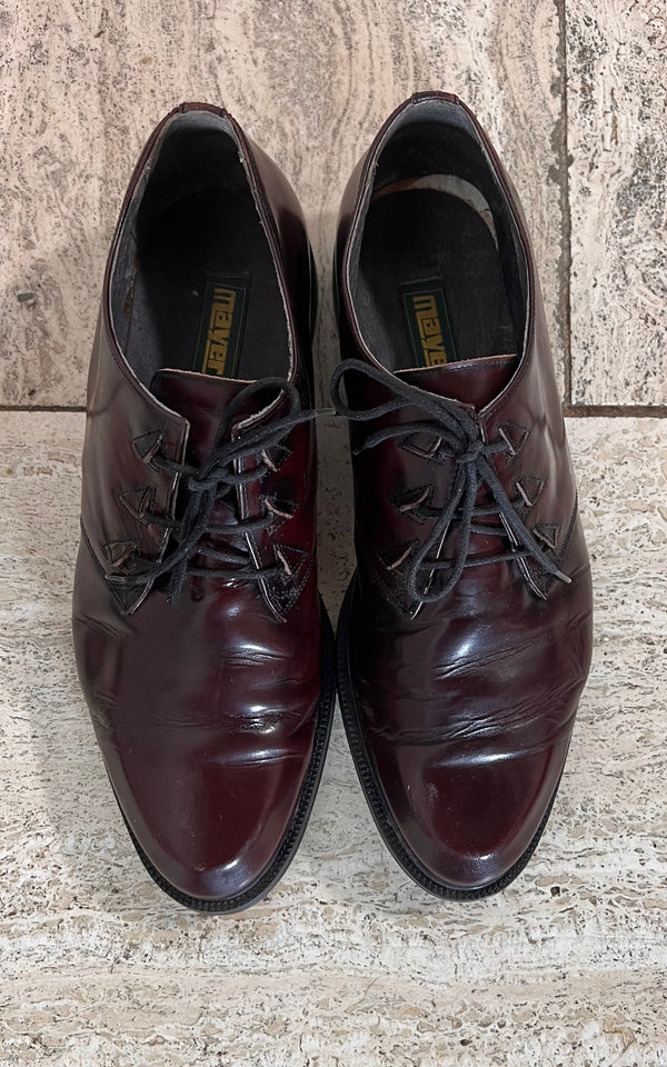 Vintage MENS Patent Loafers 43