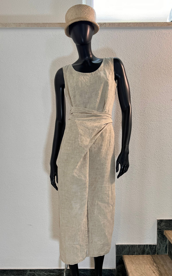 Vintage 90s Jean Paul Linnen Dress