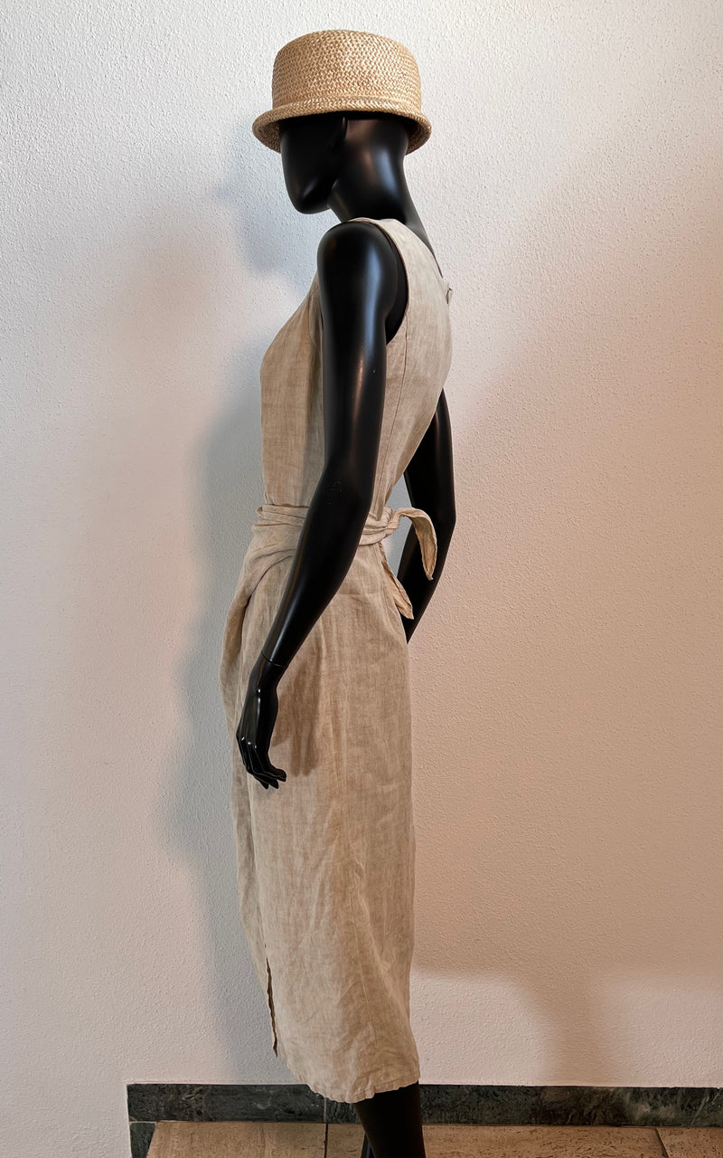 Vintage 90s Jean Paul Linnen Dress