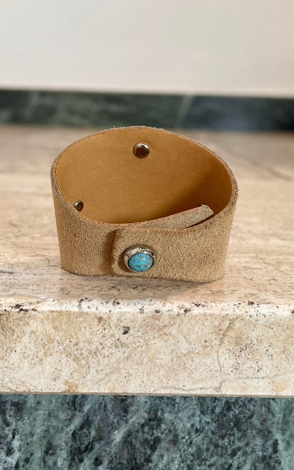 Vintage Suede Western Arm Cuff