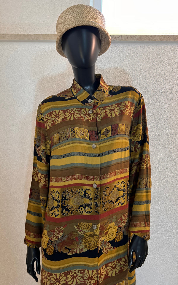 Vintage 90s Dress Longblouse