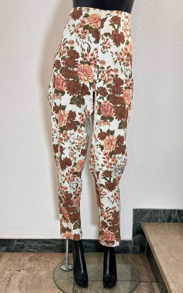 Vintage 90s Highwaisted Flower Pants