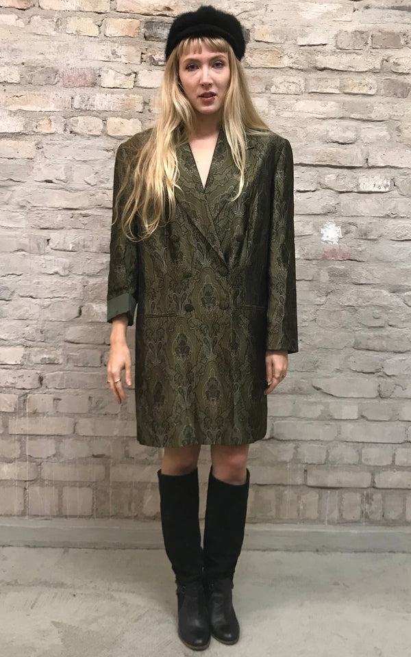 Amazing Brocade Coat Dress